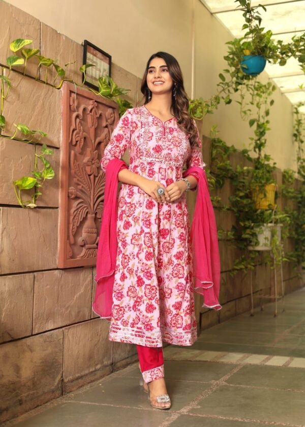 EMBROIDERED ANARKALI KURTI