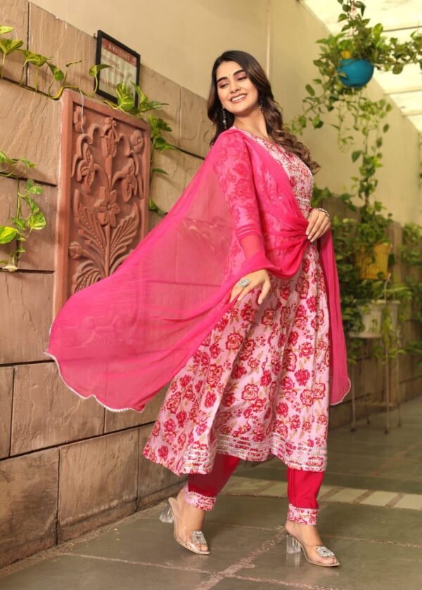 EMBROIDERED ANARKALI KURTI